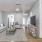 a living room with a wood floor